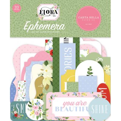 Carta Bella Flora No. 4 Die Cuts - Ephemera